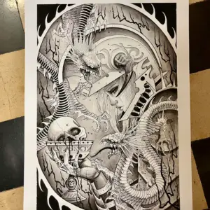 HOLY KNIGHT PRINT x Sulsu
