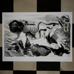 "ENCUENTROS EN LA PLAYA" PRINT x Jotak