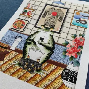 FROG ON THE BOG x Benny Tattooer